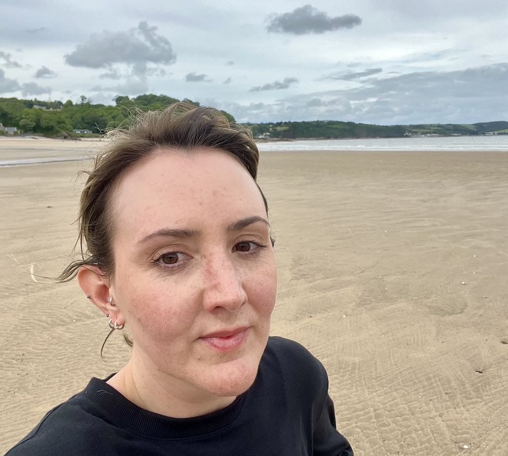 Leanne by the seaside